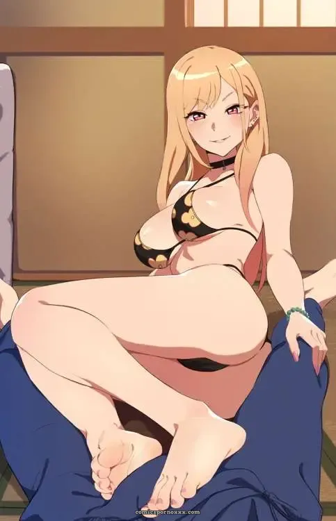 Marin Kitagawa Hot Footjob - Page 1