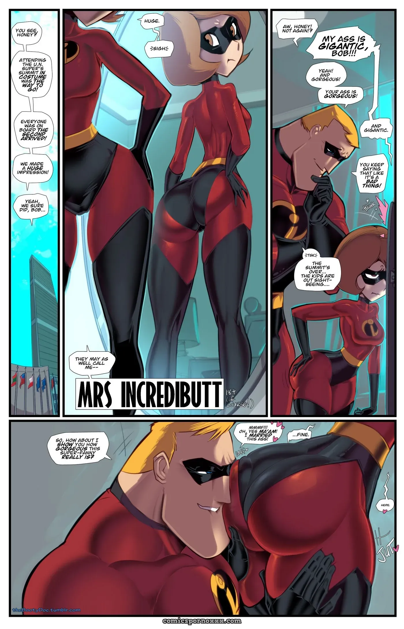 Mrs Incredibutt (Fred Perry) - Page 1