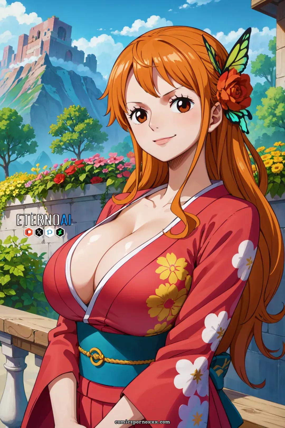 Nami Kimono Hentai Porn Images - Page 2