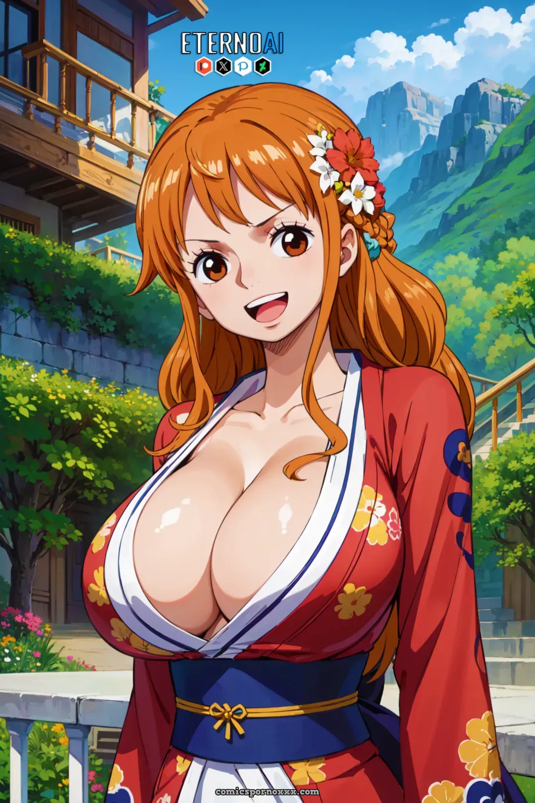 Nami Kimono Hentai Porn Images - Page 3