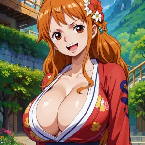 Nami Kimono Hentai Porn Images - Page 3