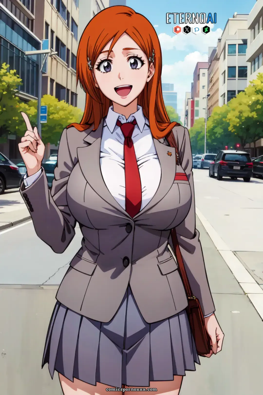 Orihime Schoolgirl Naked Porn Images - Page 1