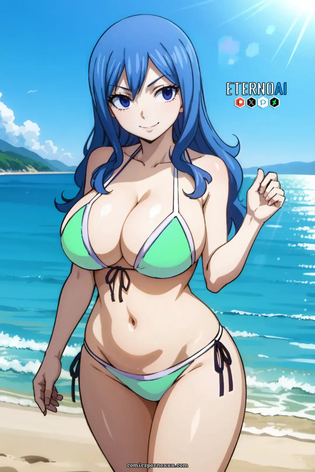 Juvia Lockser Swimsuit Art Collection - Page 1