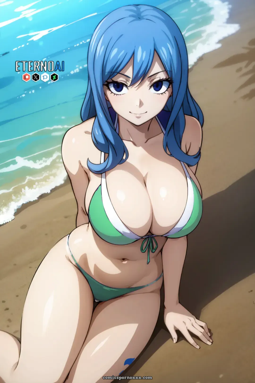 Juvia Lockser Swimsuit Art Collection - Page 3