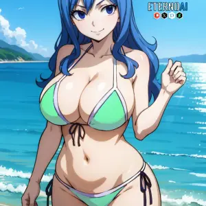 Juvia Lockser Swimsuit Art Collection - Page 1