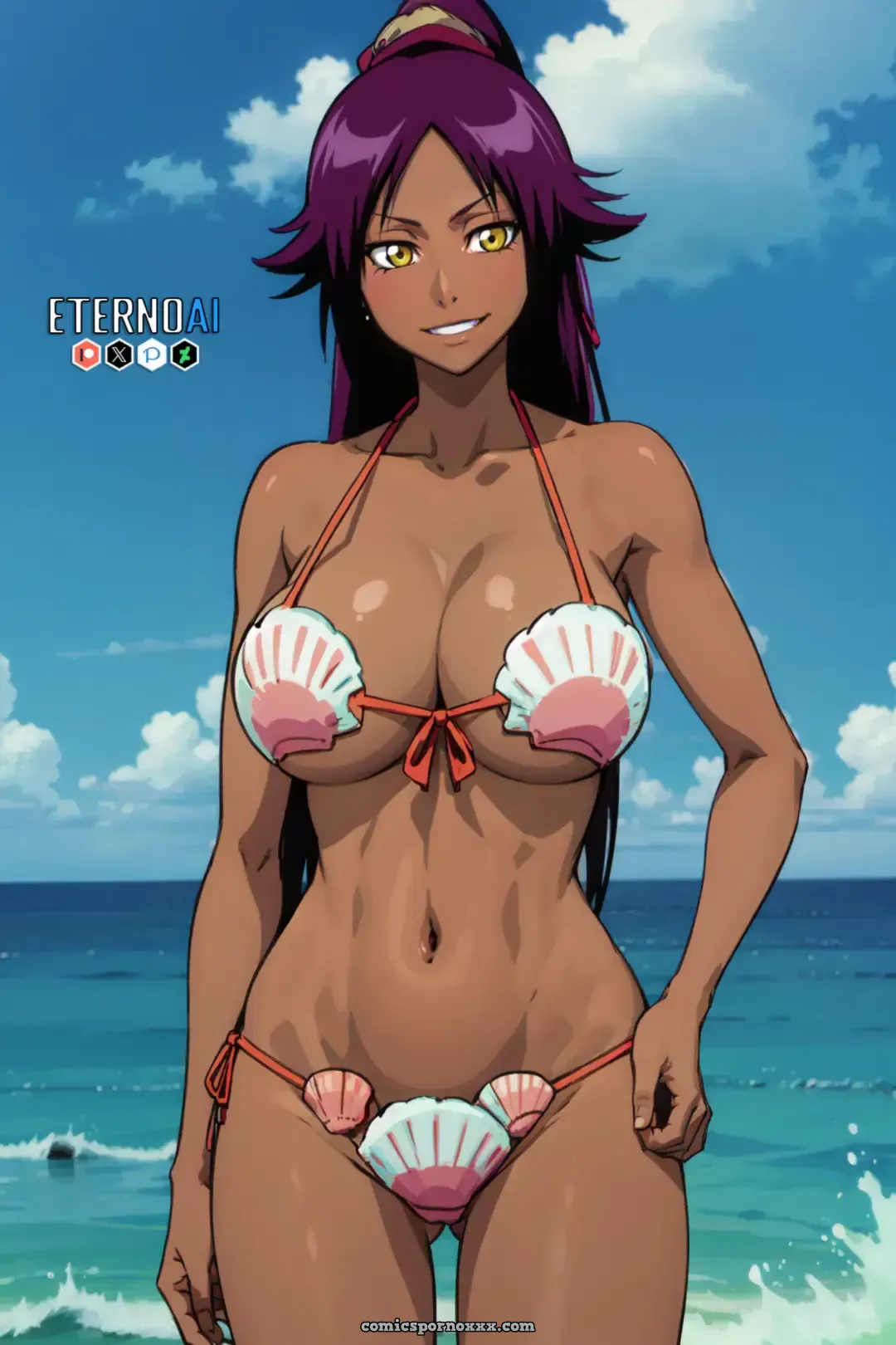 Yoruichi Anime Bikini Nude Art Gallery - Page 2