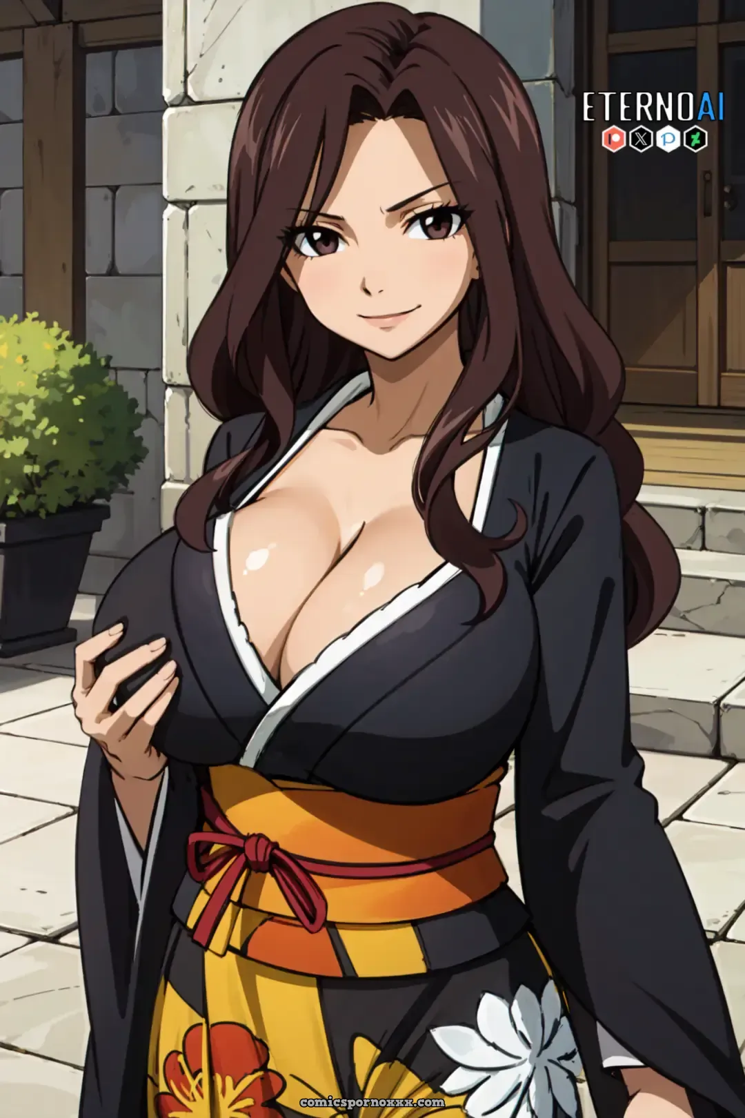 Cana Kimono Hentai Porn Images - Page 1