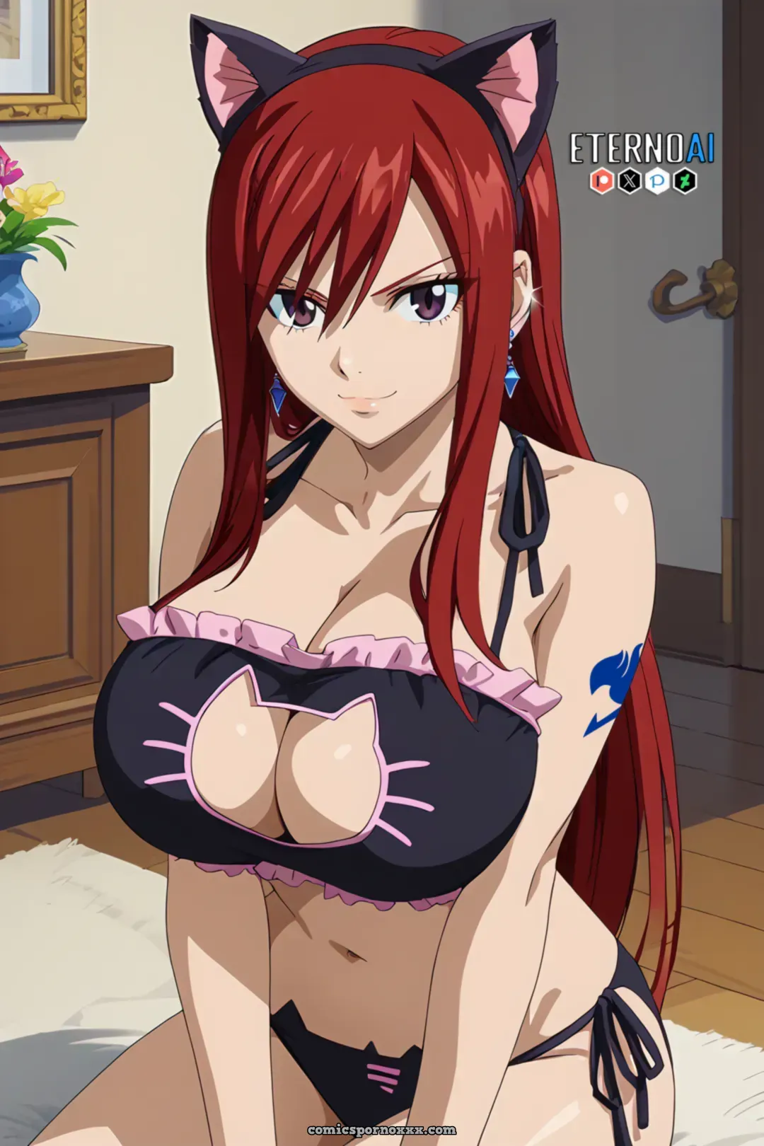 Erza Hentai Cat Girl Porn Gallery - Page 1