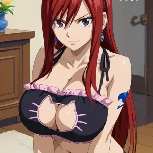 Erza Hentai Cat Girl Porn Gallery - Page 1