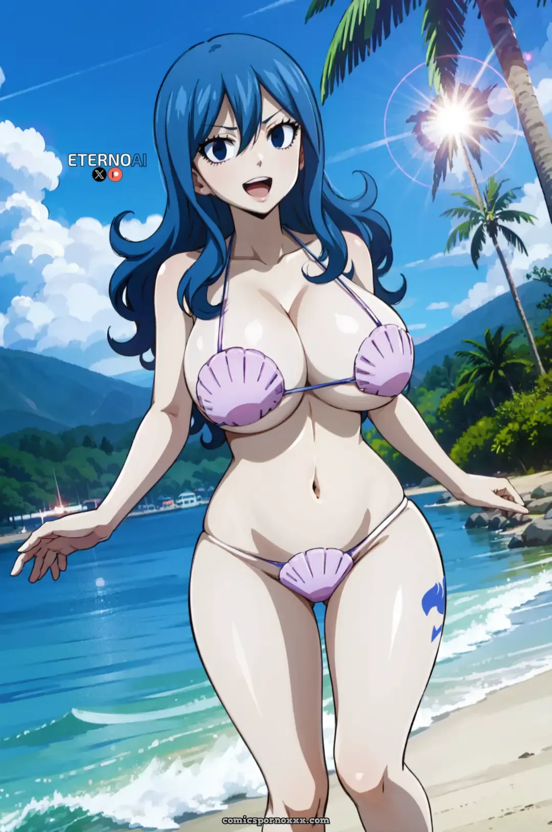 Juvia Shell Bikini Hentai Gallery - Page 3