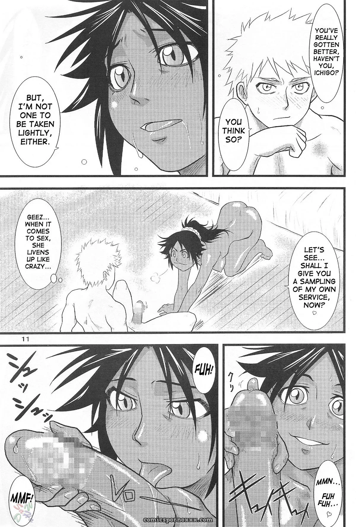 Yoruichi Nyan no Hon 3: Great.Dadan’s Bleach Fuck - Page 10