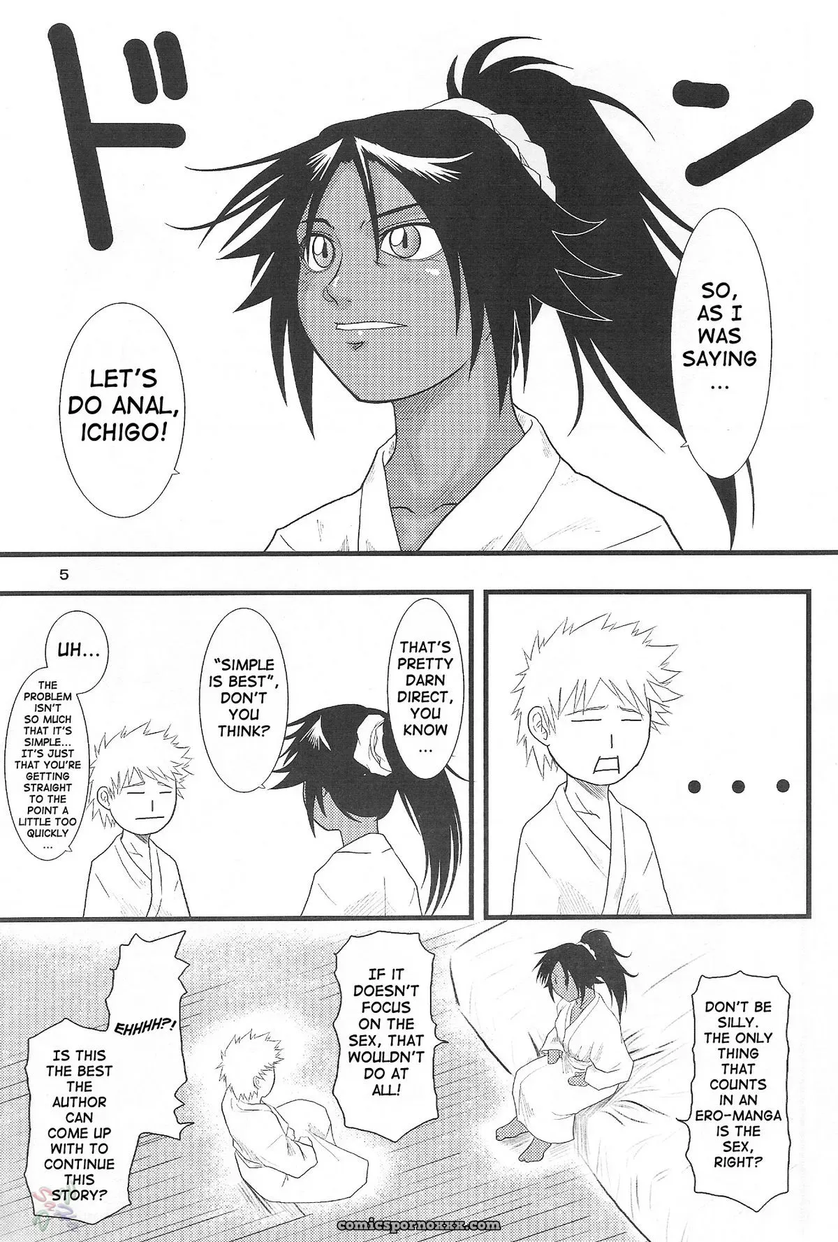 Yoruichi Nyan no Hon 3: Great.Dadan’s Bleach Fuck - Page 4