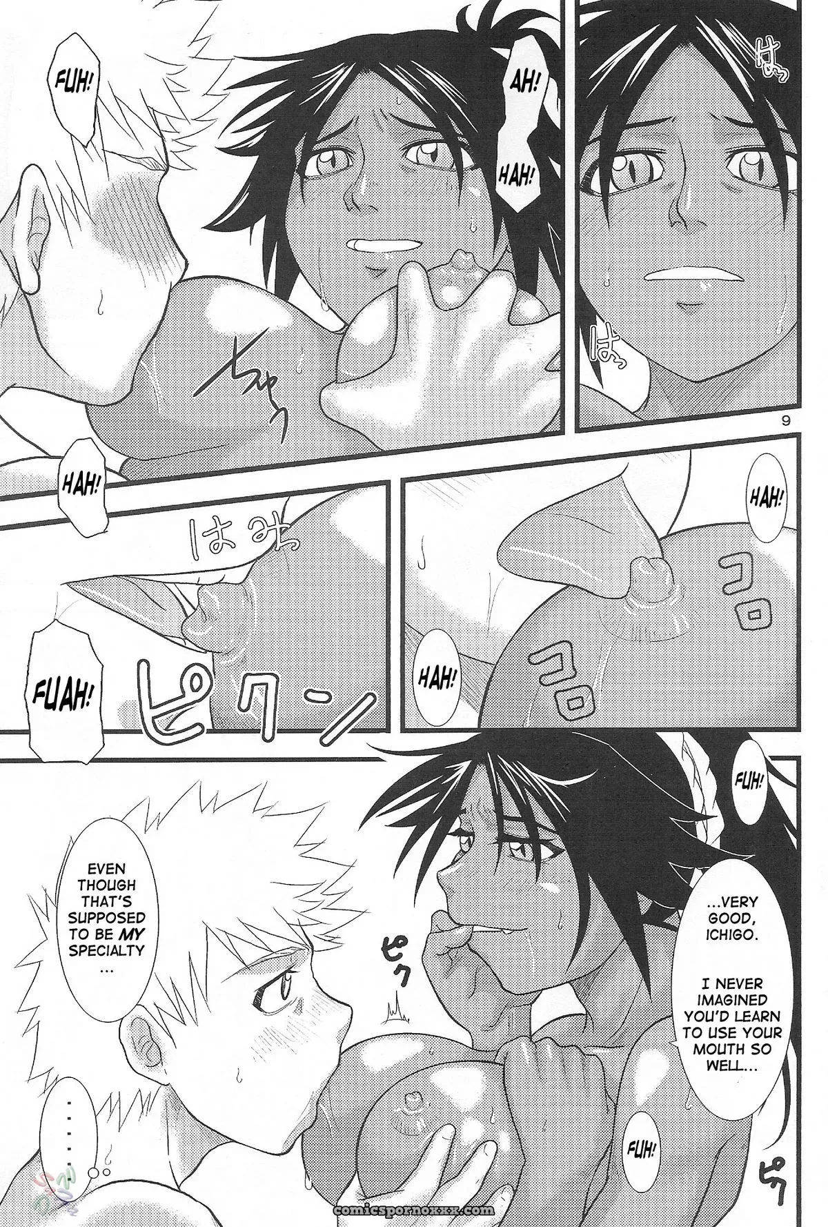 Yoruichi Nyan no Hon 3: Great.Dadan’s Bleach Fuck - Page 8