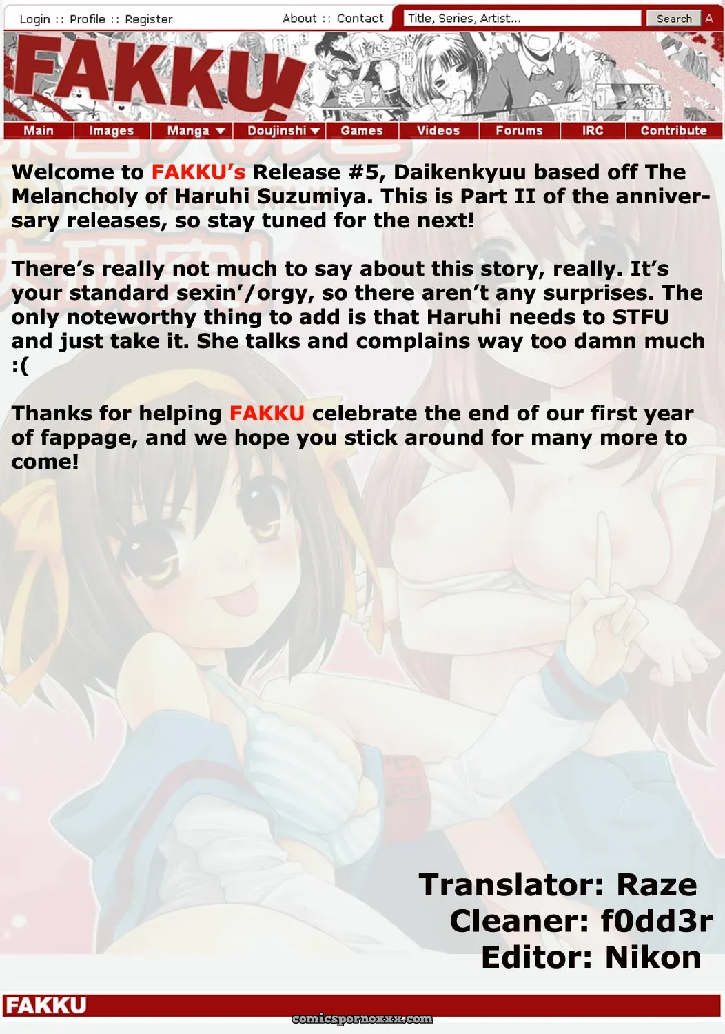 Suzumiya Haruhi: Fucking Daikenkyuu! - Page 2