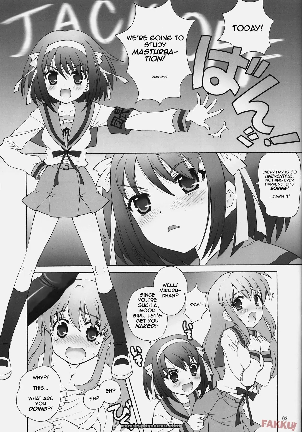 Suzumiya Haruhi: Fucking Daikenkyuu! - Page 3