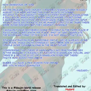 "CR34: Studio Katsudon Fetish Suit [Neon Genesis Evangelion] {D-W}" - Page 2