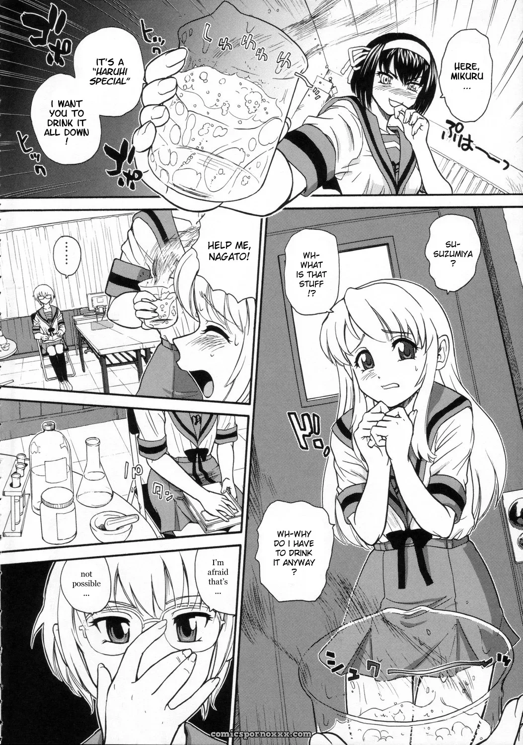 Asahina Mikuru’s Milk (The Melancholy of Haruhi Suzumiya) [Futa_Risette] - Page 3