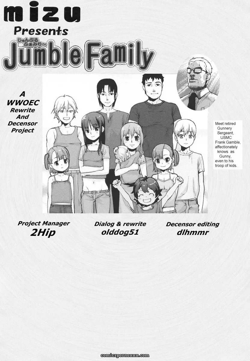 Mizu Jumble Family: Fucked Up Rewriting - Page 1