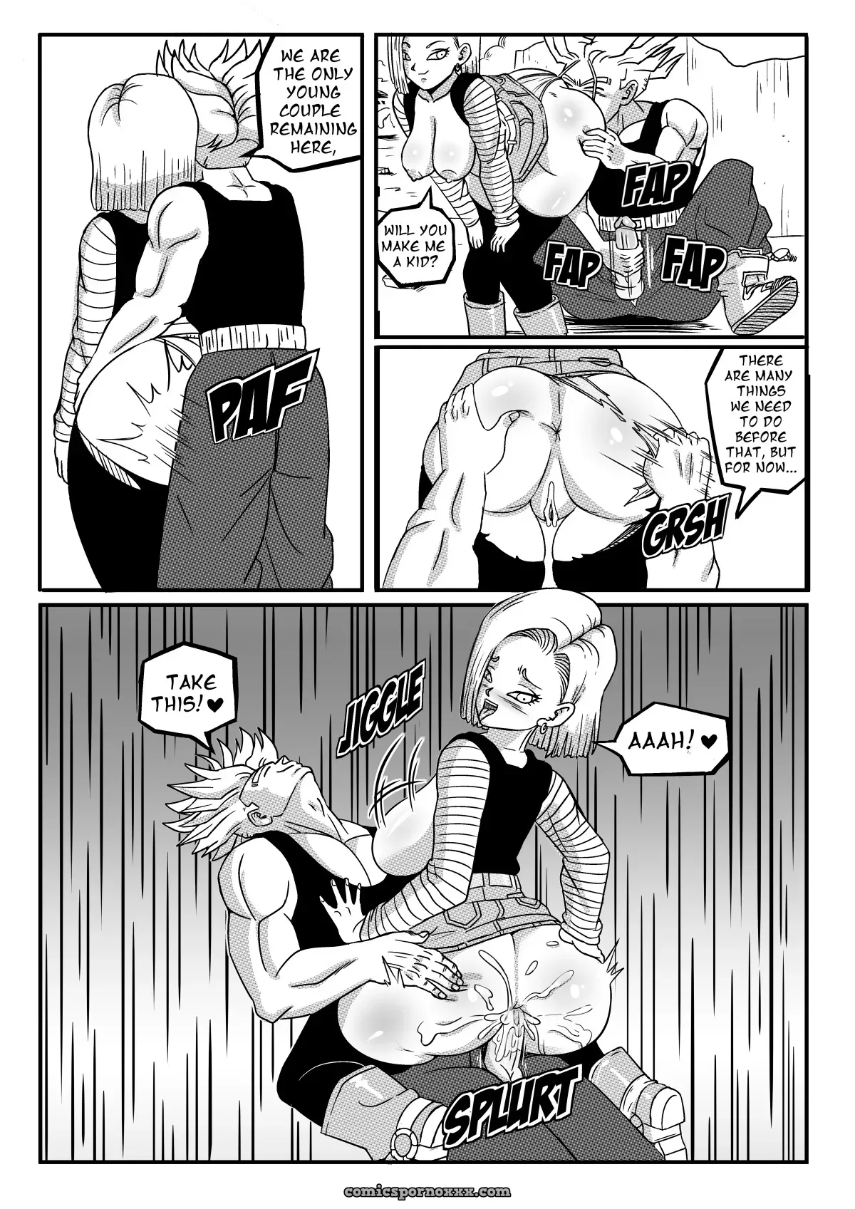 Android 18 Stays In The Future (Pinkpawg) - Page 11