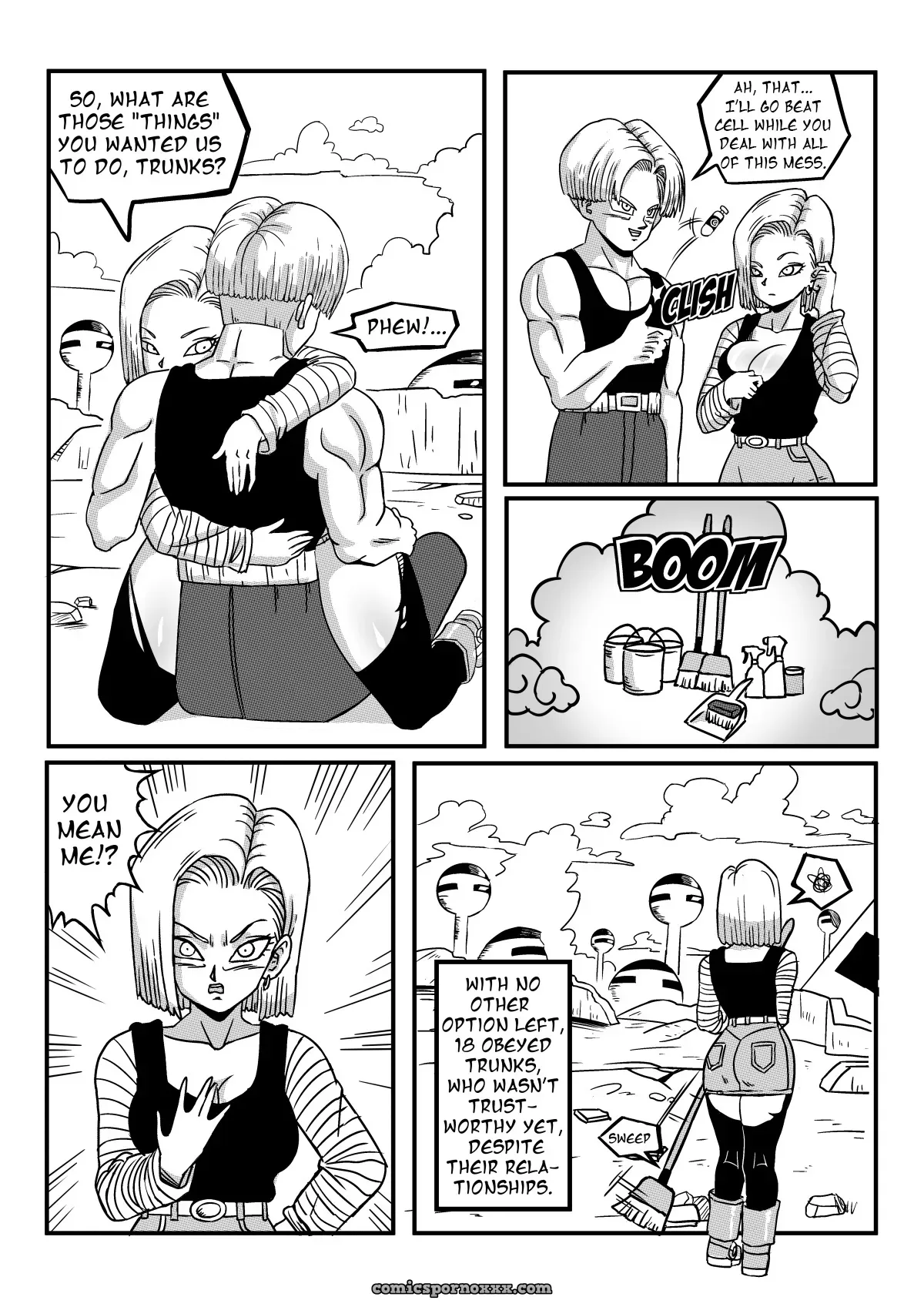 Android 18 Stays In The Future (Pinkpawg) - Page 13