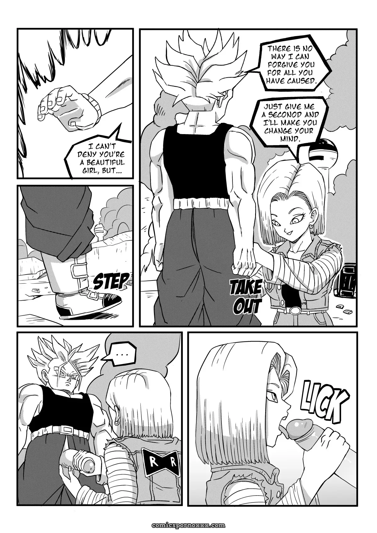 Android 18 Stays In The Future (Pinkpawg) - Page 4