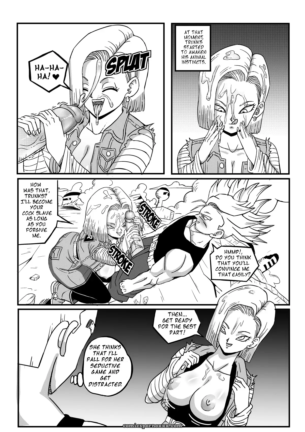 Android 18 Stays In The Future (Pinkpawg) - Page 6
