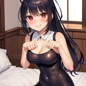Shizuku Yaegashi Cat Girl in Latex - Page 3