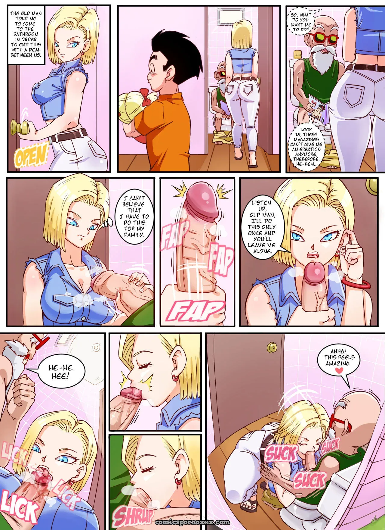 Android 18 And Master Roshi (PinkPawg) - Page 3