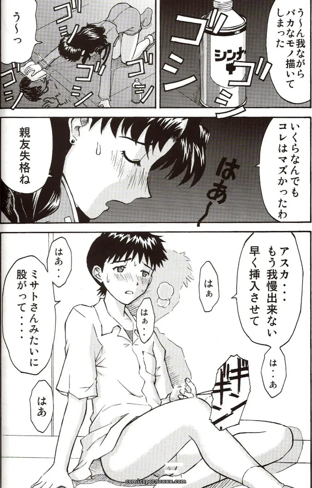 C71 Kuro Tengu Doujinshi: A Wild Evangelion Fancy - Page 28