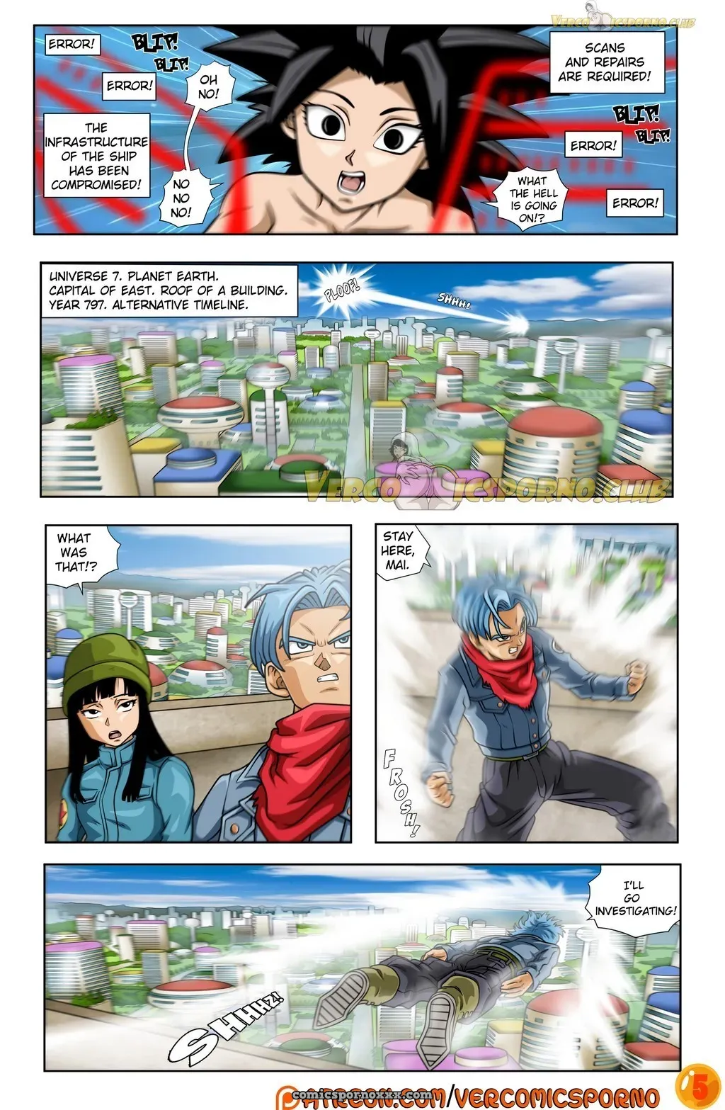 Dragon Ball Super (Trunks And Caulifla) - Page 6