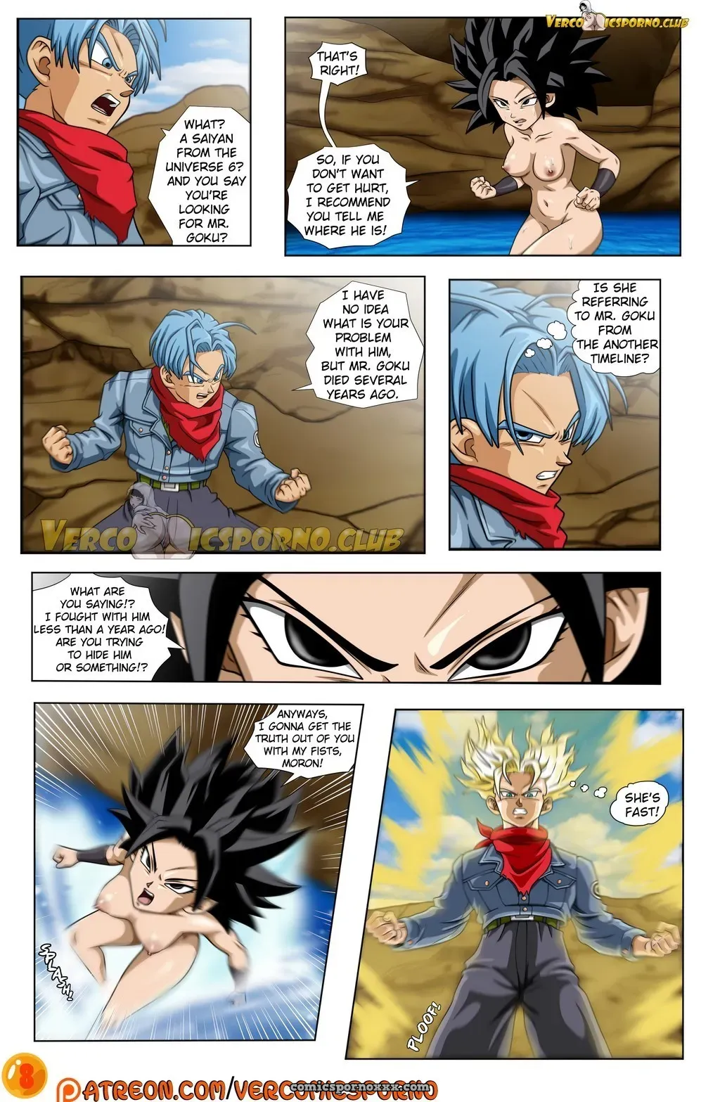 Dragon Ball Super (Trunks And Caulifla) - Page 9