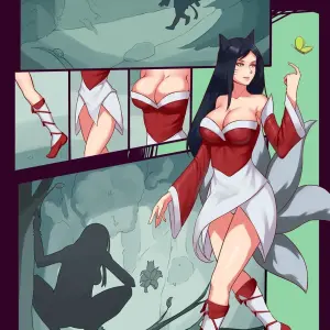Ahri And Katarina Fucks – Lol Porn Comic - Page 1