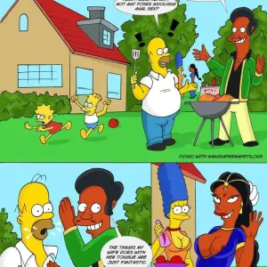 Picnic With Apu’s Family – The Simpsons Xxx - Page 1