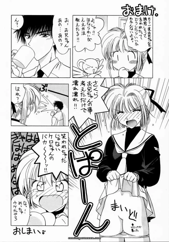 Sakura Cardcaptor Sakura 3: Geiwamiwosukuu!! (Karura Syou) – C59 - Page 21