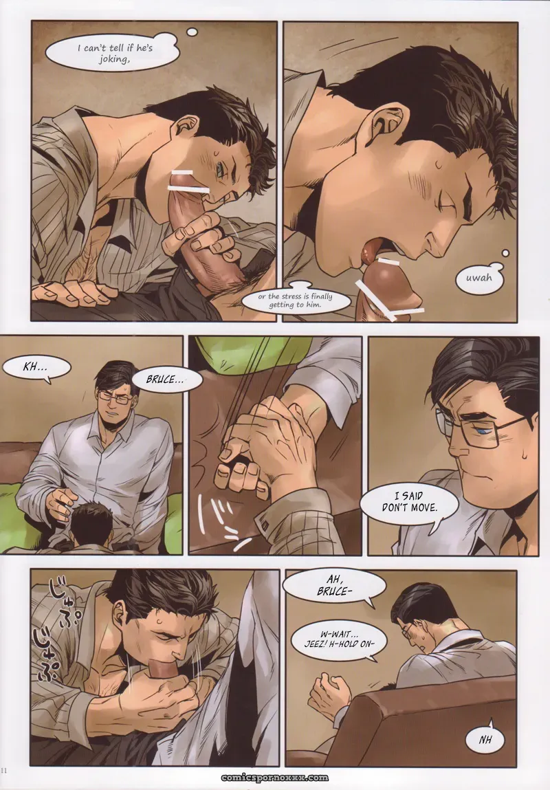 Batman & Superman: Sit! (Clark Kent X Bruce Wayne Gay Porn) - Page 11