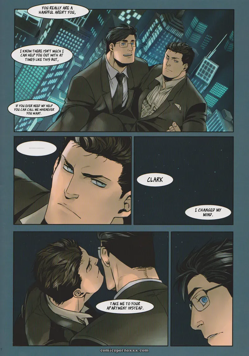 Batman & Superman: Sit! (Clark Kent X Bruce Wayne Gay Porn) - Page 7
