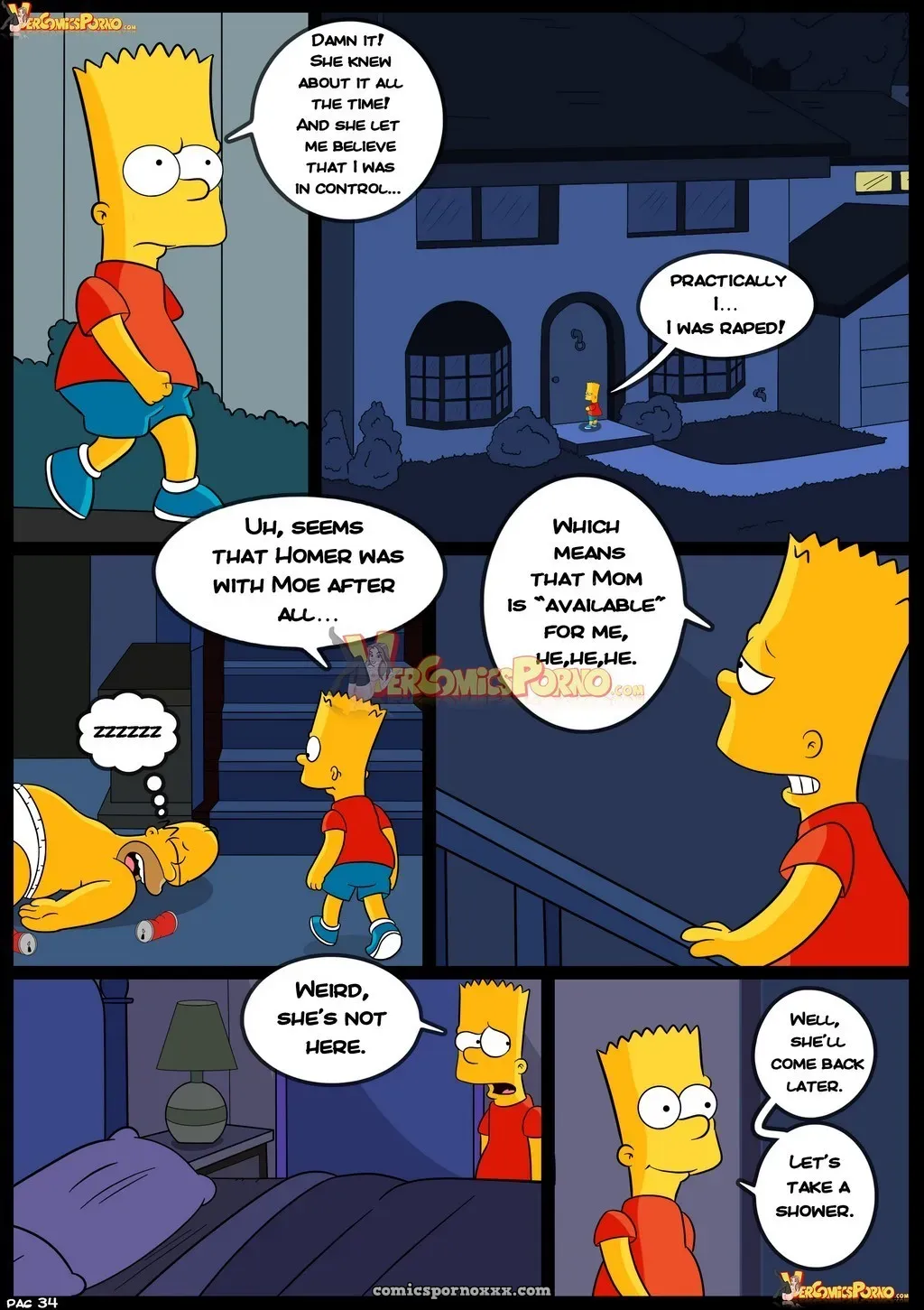 Old Habits #8 (Simpsons Hentai) - Page 35