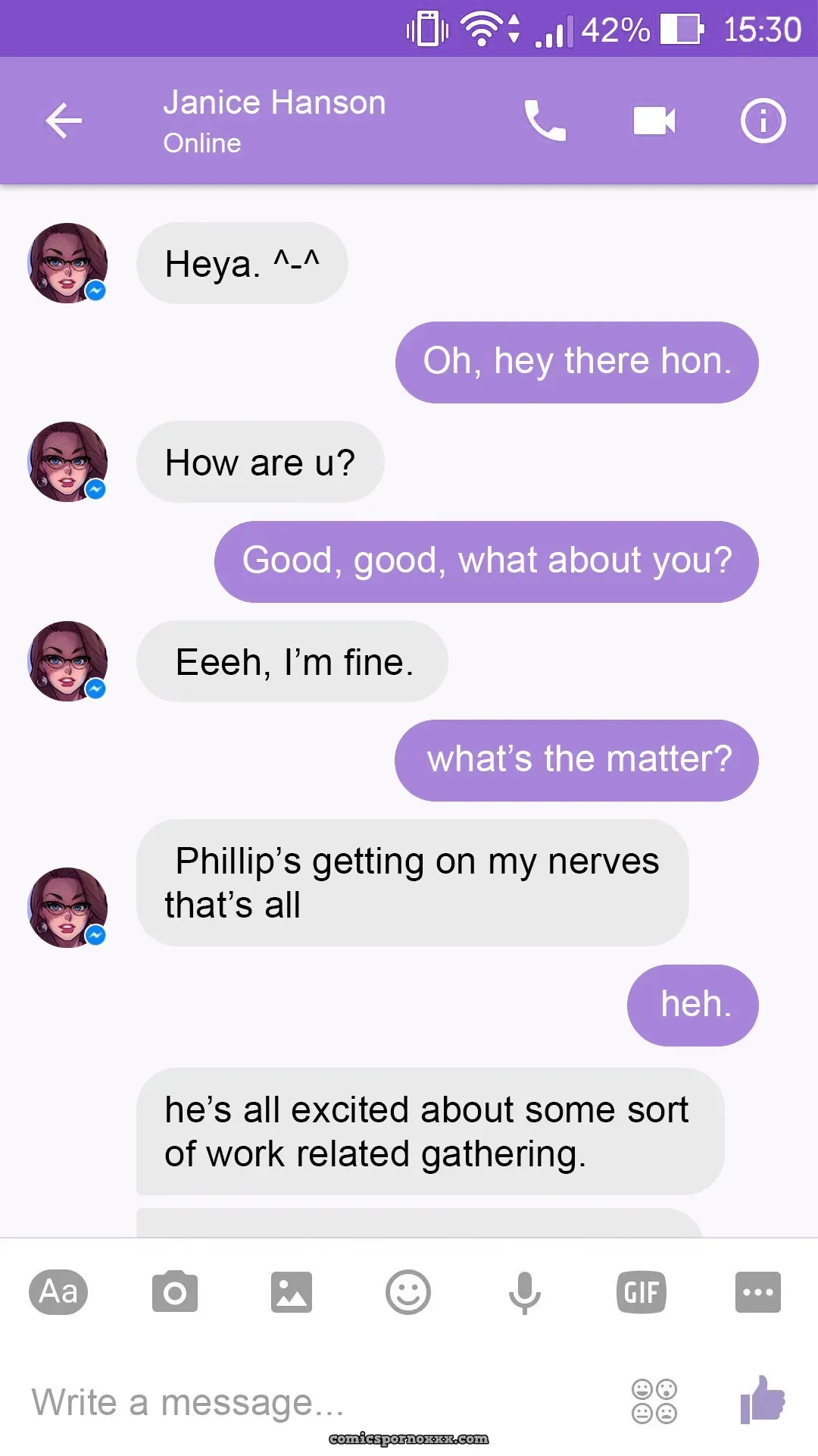 A Chat With Janice (Melkor Mancin) - Page 1