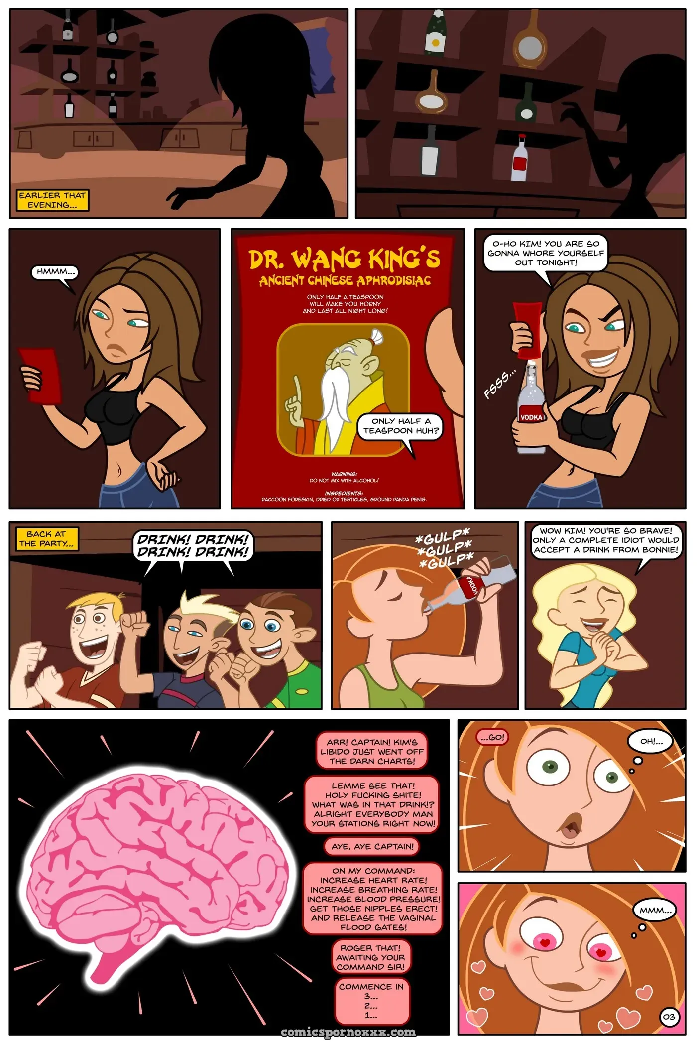 Kim Possible Spin, Sip & Strip! - Page 4