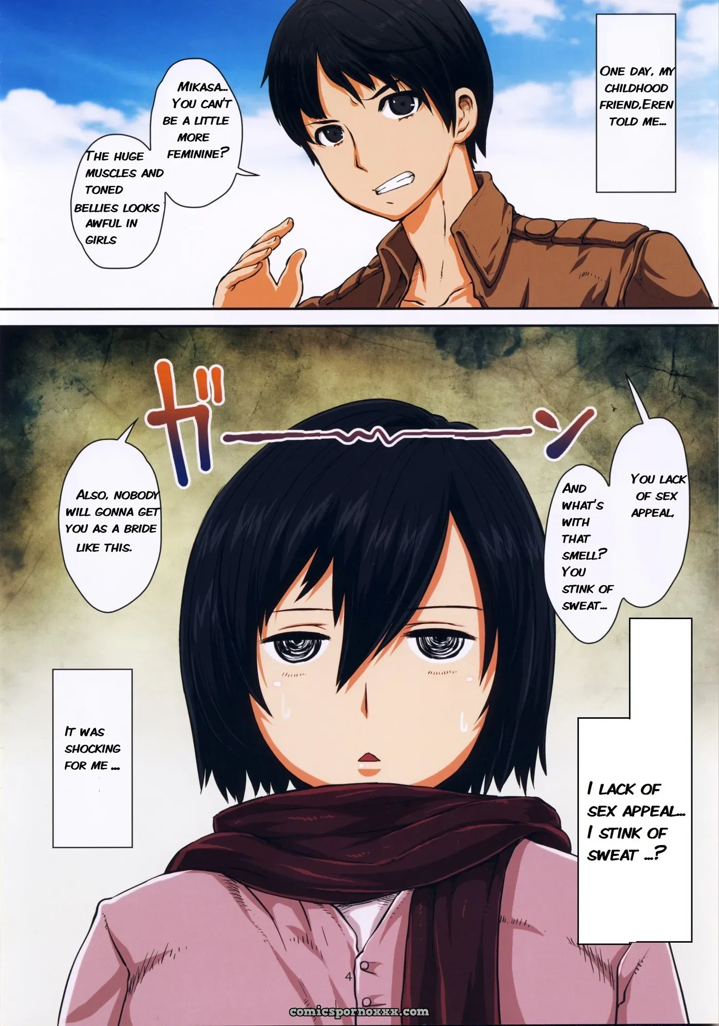 Fukkin Joshi Mikasa Ackerman Wa Taishuu Ga Ki Ni Naru Otoshi Goro - Page 5
