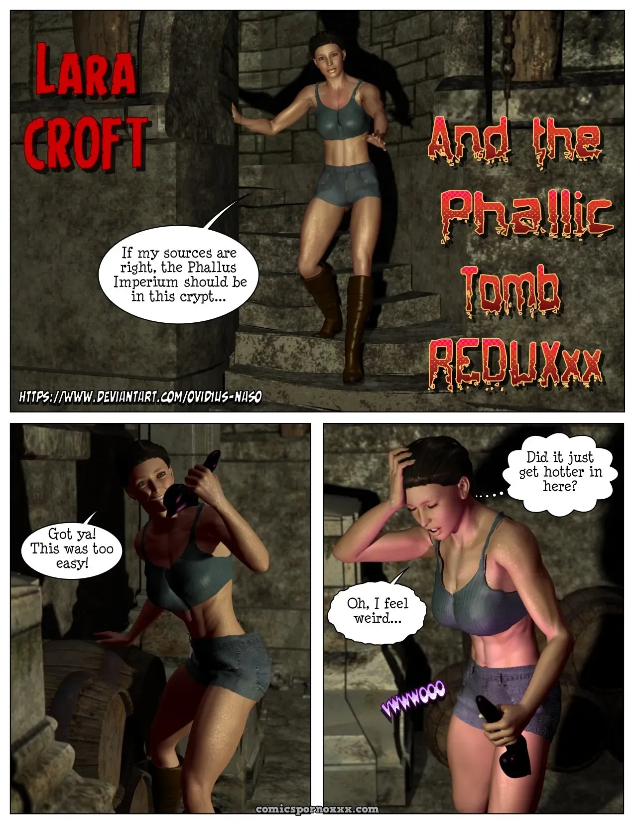 Lara Croft & The Phallic Tomb Reduxxx (Tom Rider) - Page 1