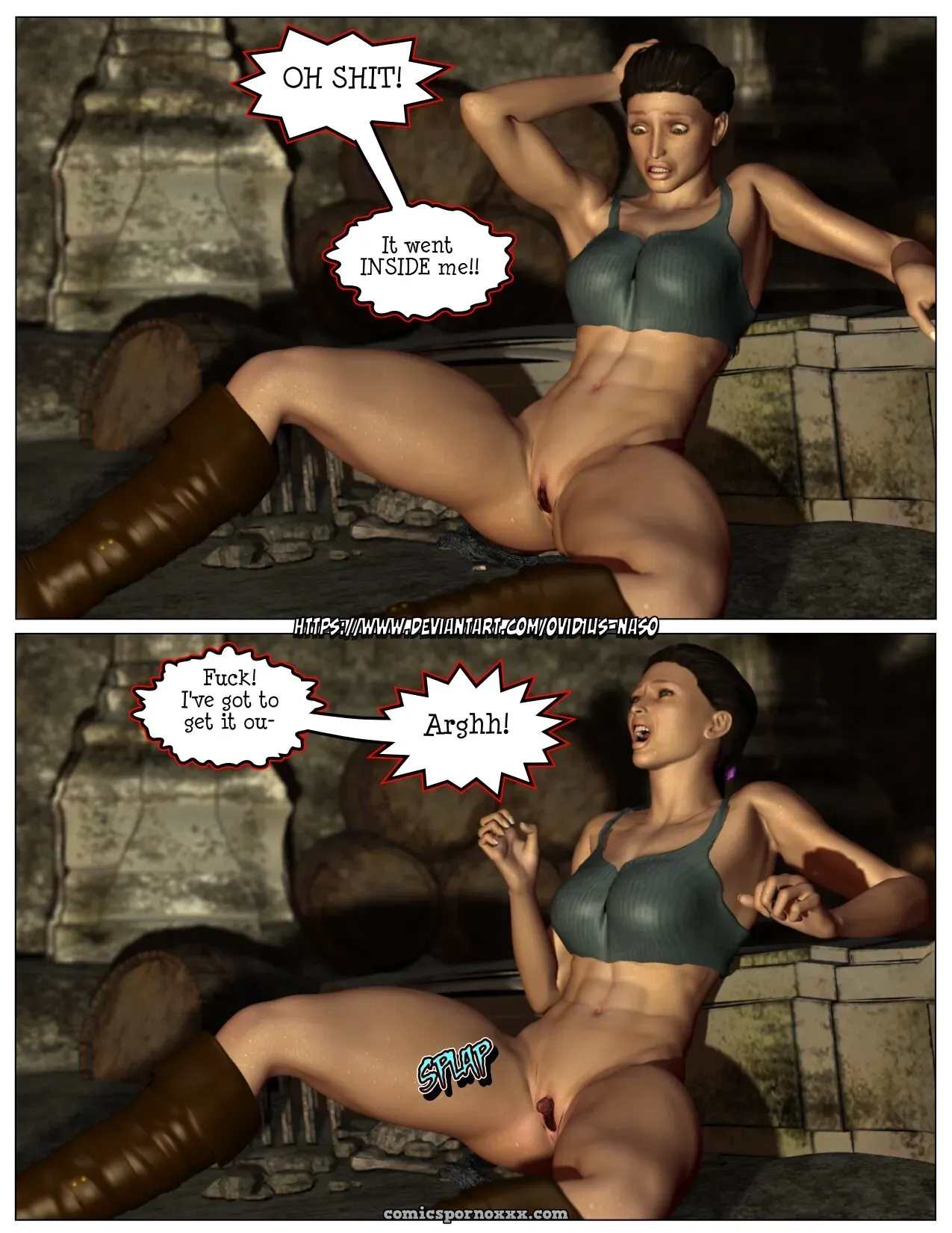 Lara Croft & The Phallic Tomb Reduxxx (Tom Rider) - Page 5