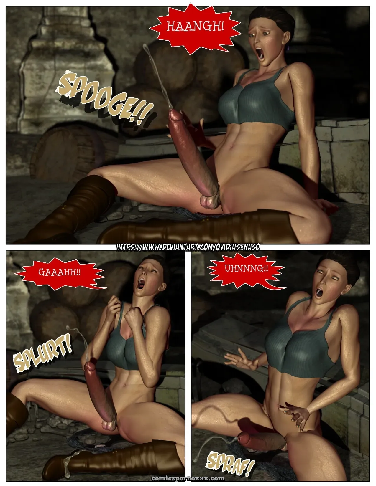 Lara Croft & The Phallic Tomb Reduxxx (Tom Rider) - Page 7