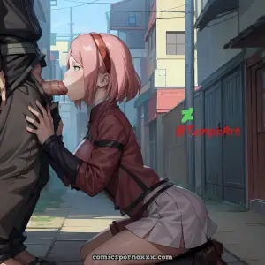 Sakura Sucking Off Her Boyfriend - Page 2