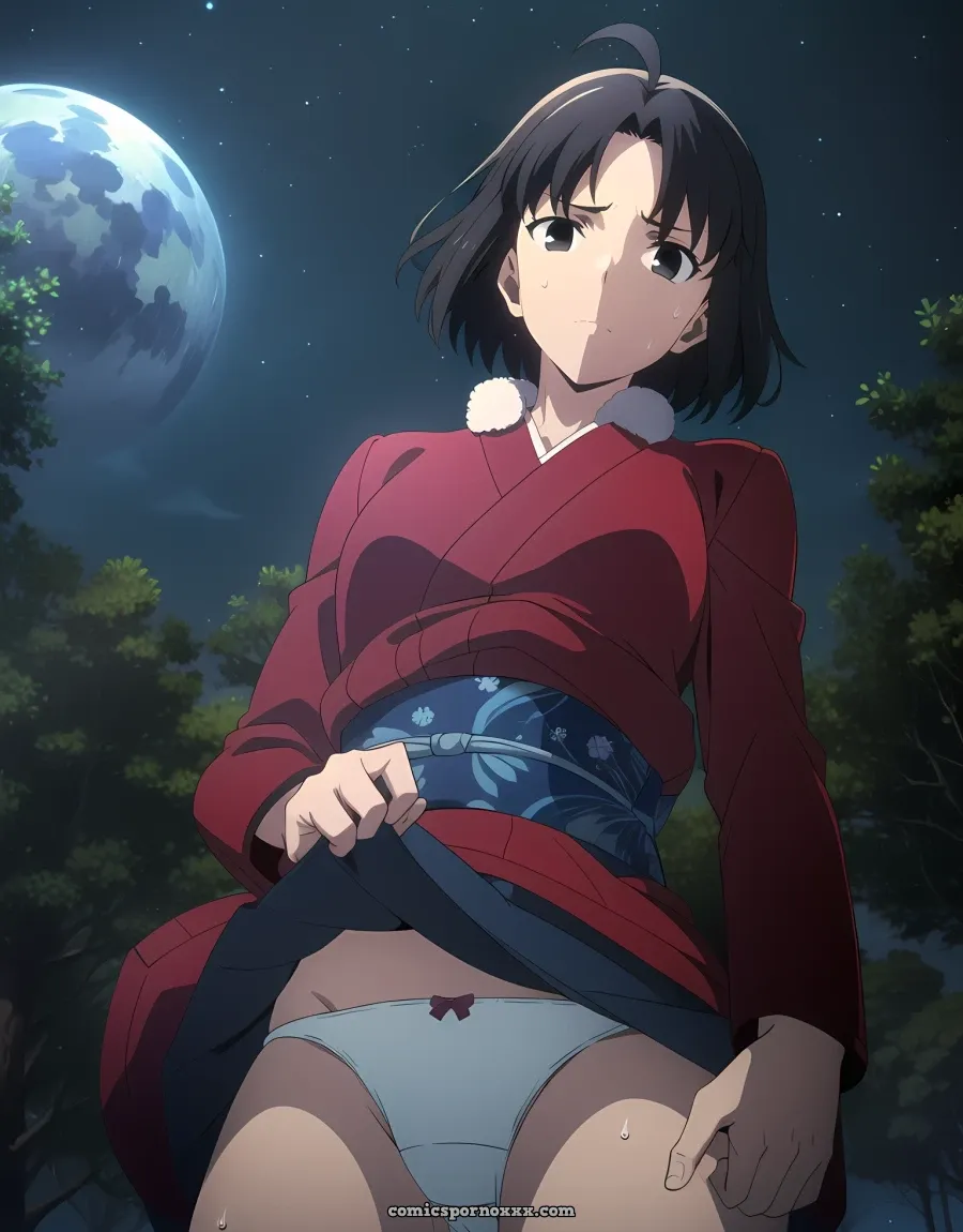 Shiki Ryougi Forest Fucking - Page 8