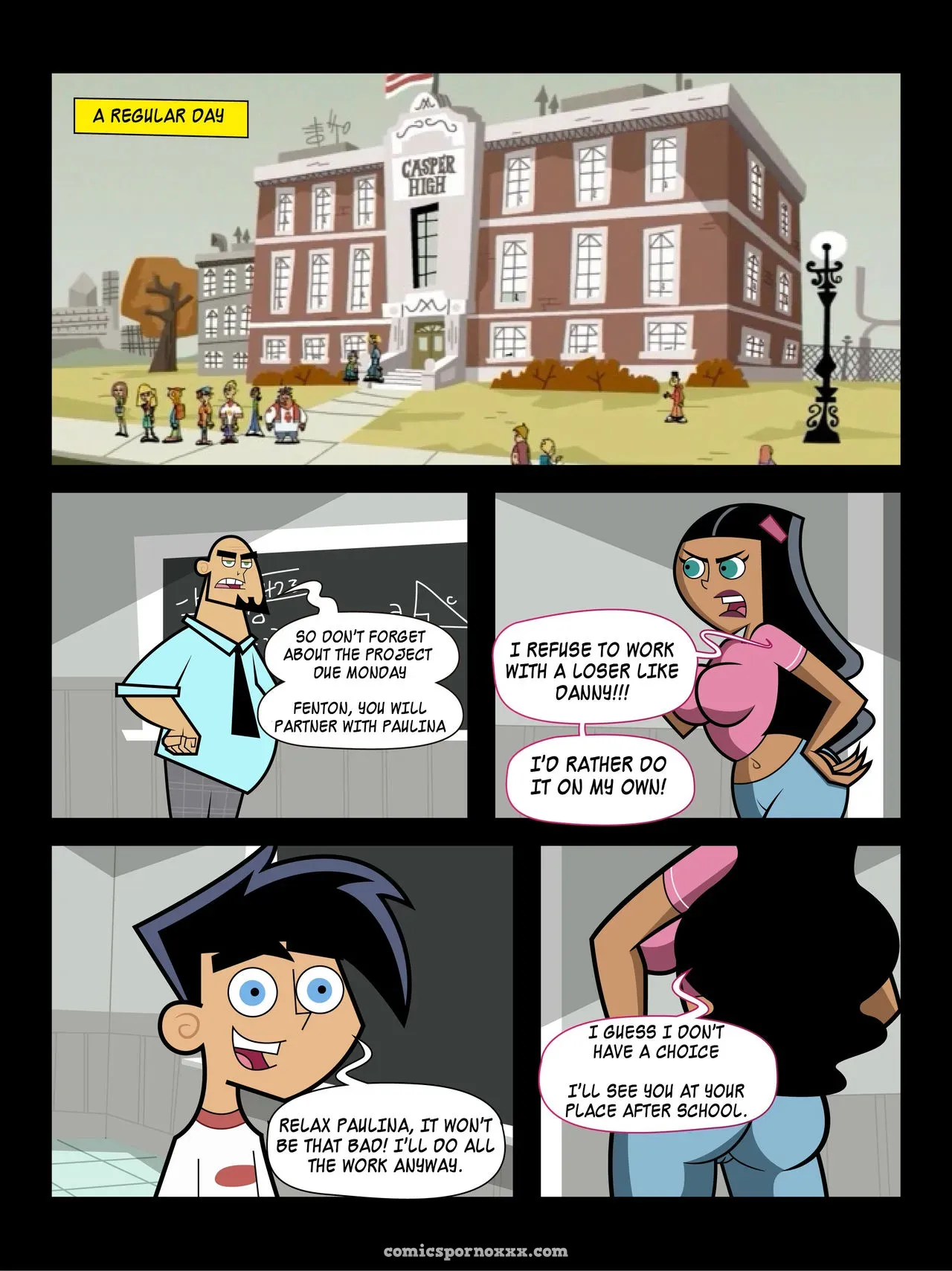 Danny Phantom In Homework - Page 2