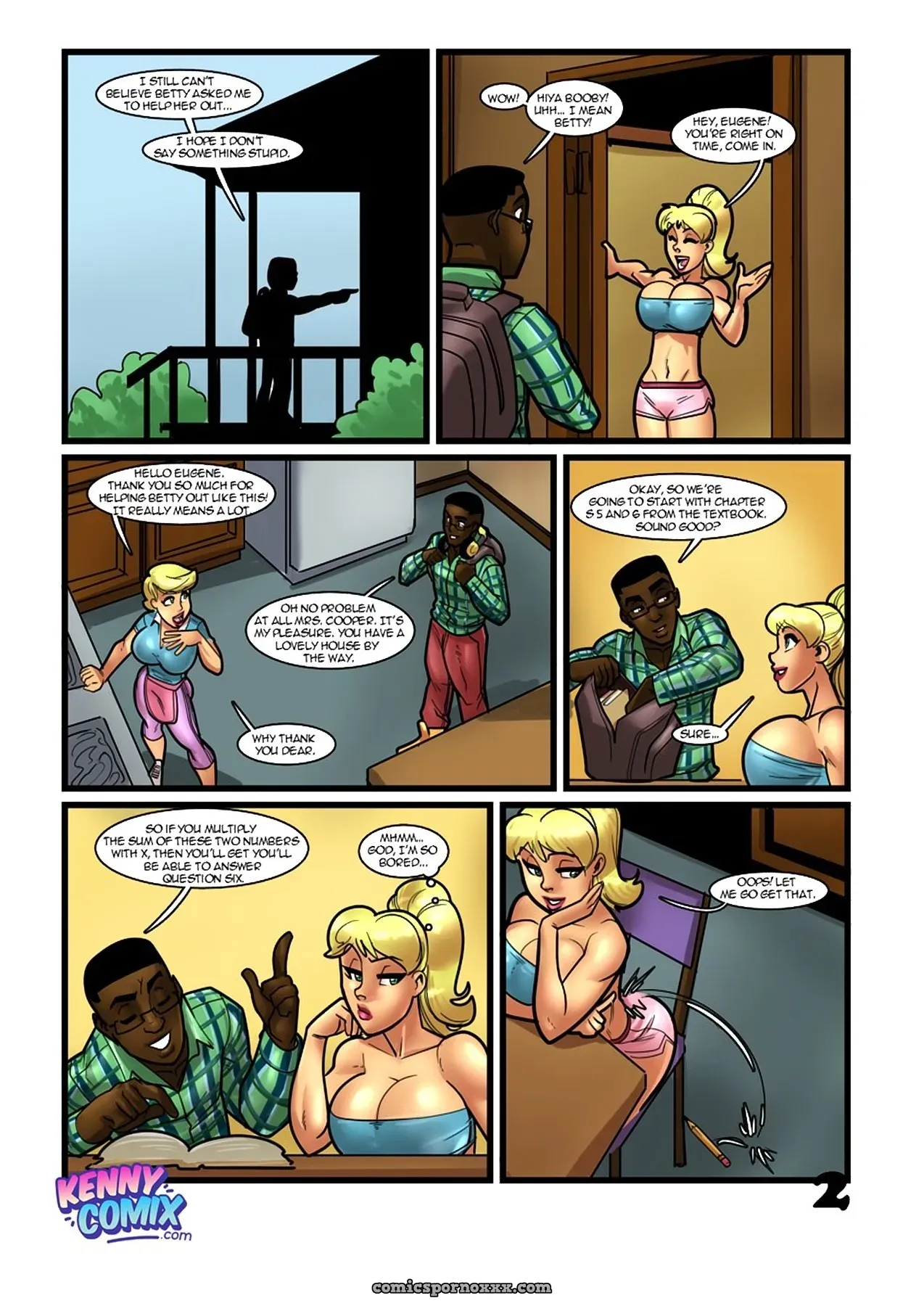 Betty And Alice In Study Session - Page 3