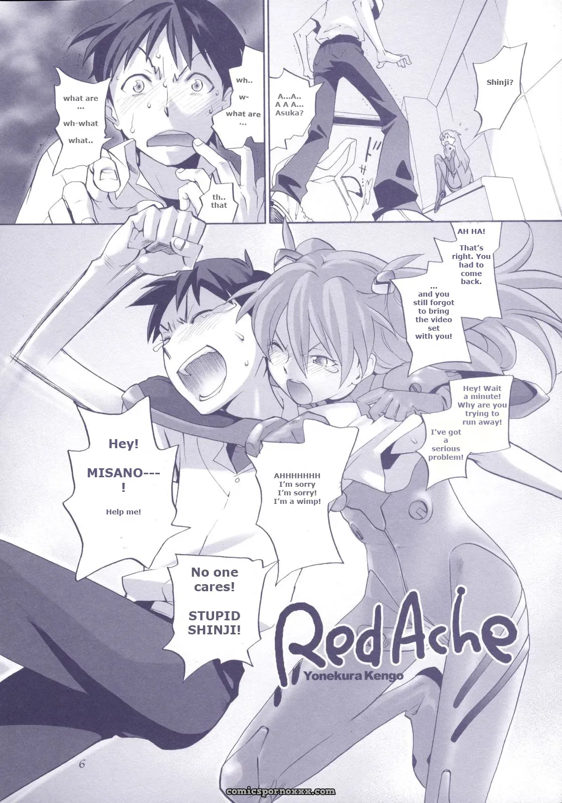 C70 Kyouken Diners (Yonekura Kengo) – Red Ache (Neon Genesis Evangelion) English Dub - Page 7