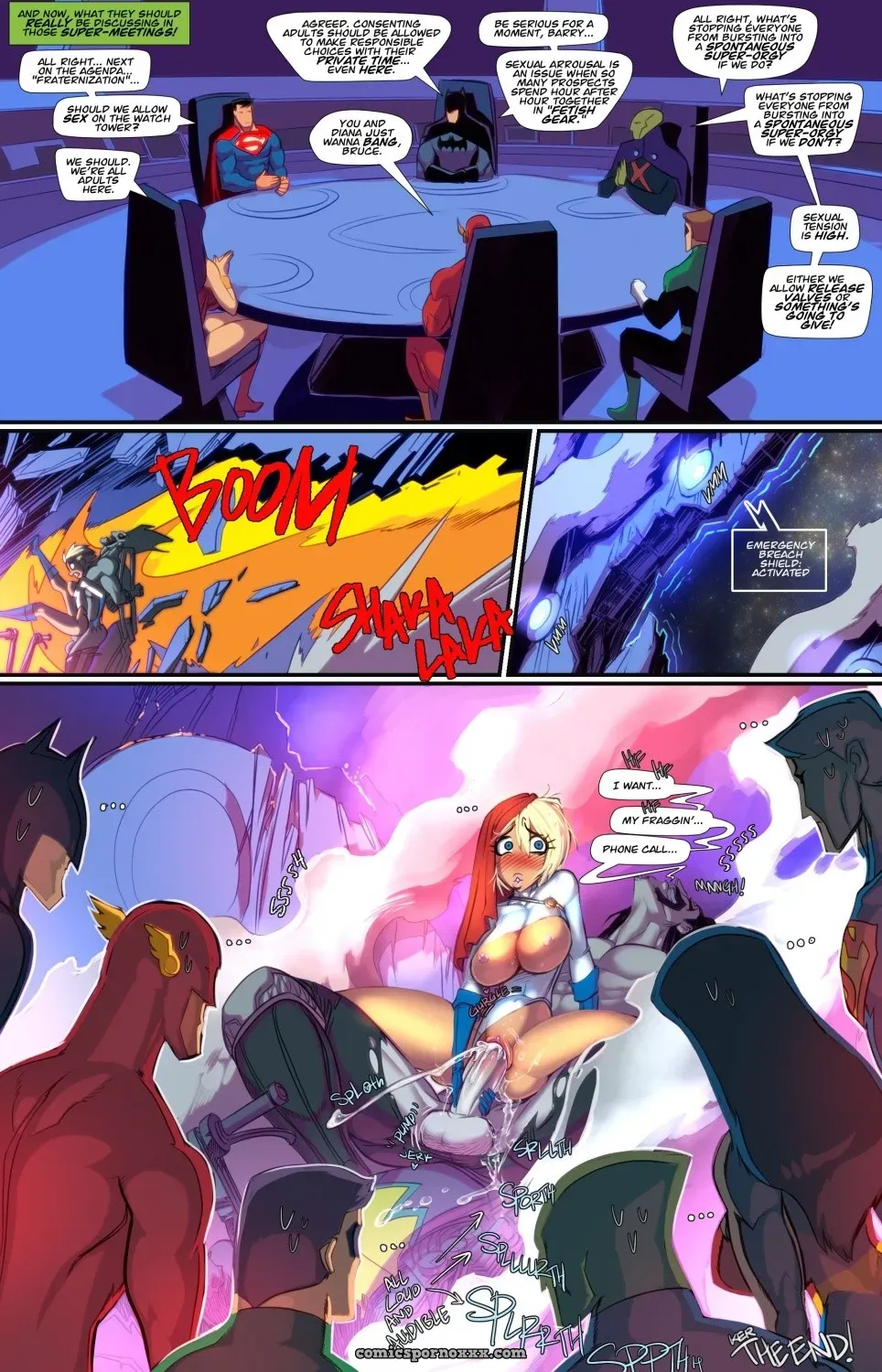 Powergirl XXX Lobo - Page 7