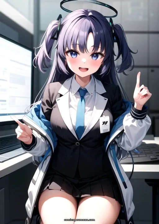 Hayase Yuuka Big Ass Fucked and Pumped - Page 1